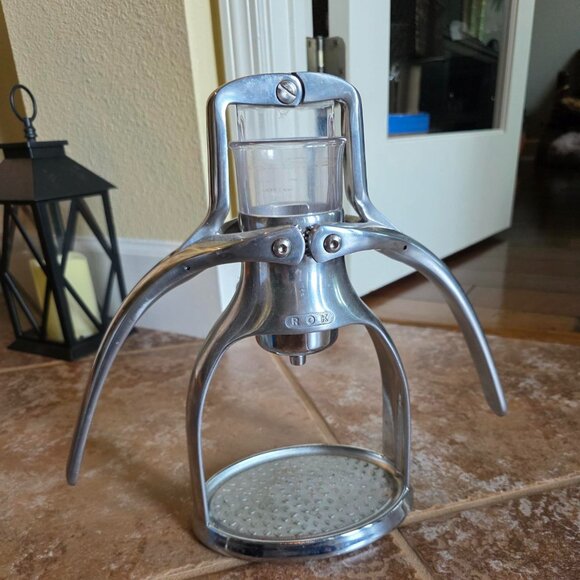 ROK Expresso Manuel Coffee maker Complete - Picture 1 of 5